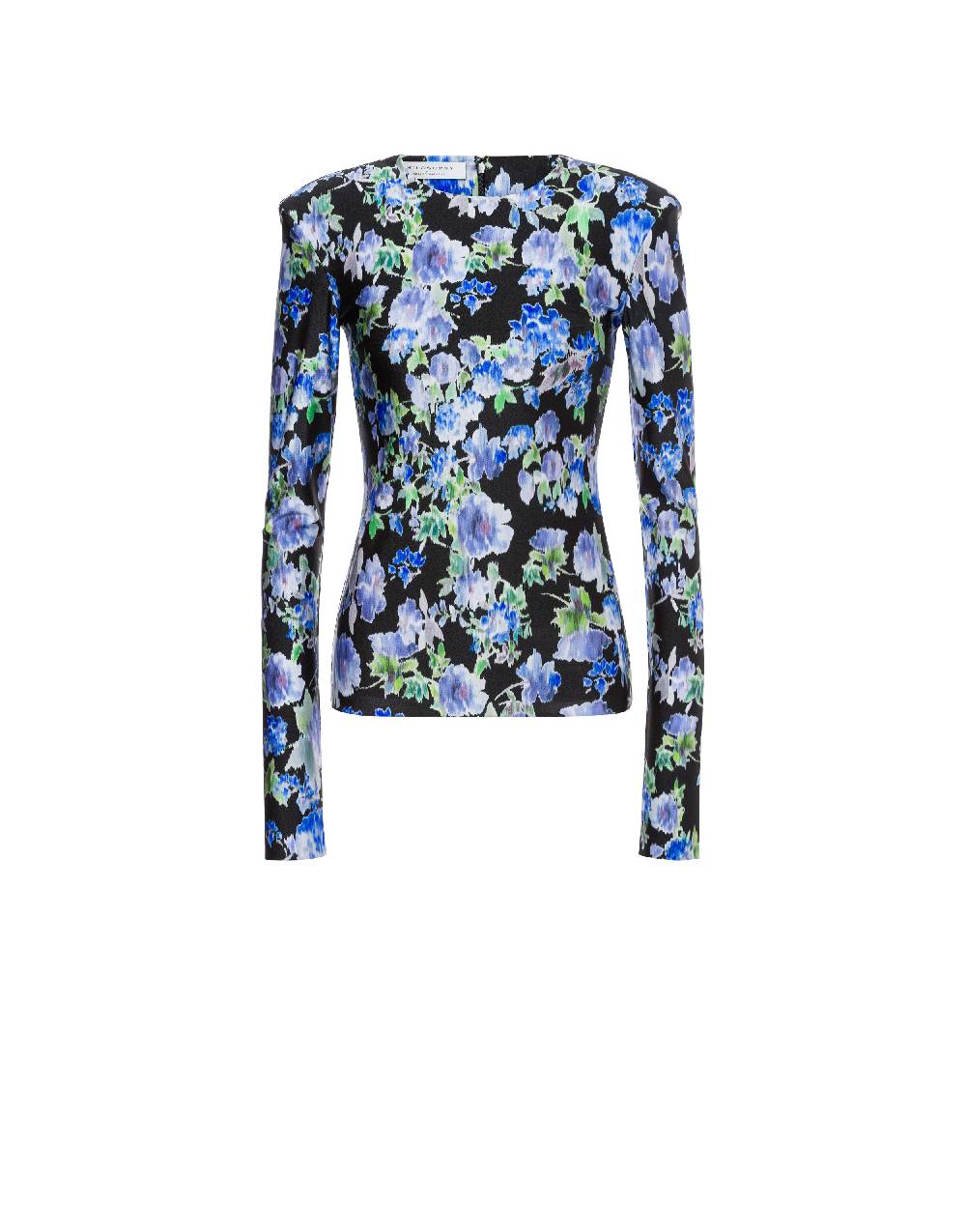 Philosophy Di Lorenzo Serafini Top in lycra con stampa fiori In Vendita