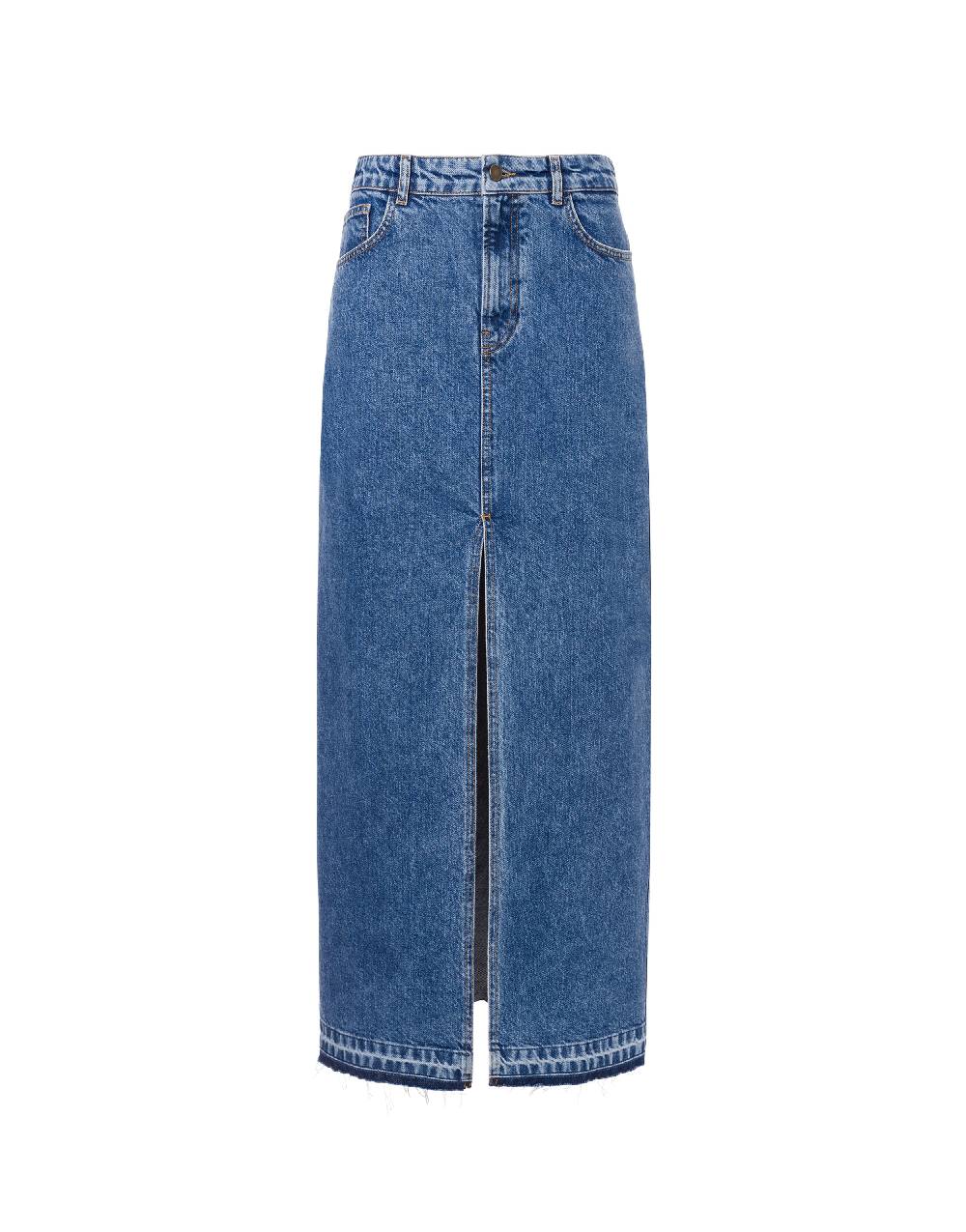 Philosophy Di Lorenzo Serafini Gonna in denim con spacco Vendita Calda