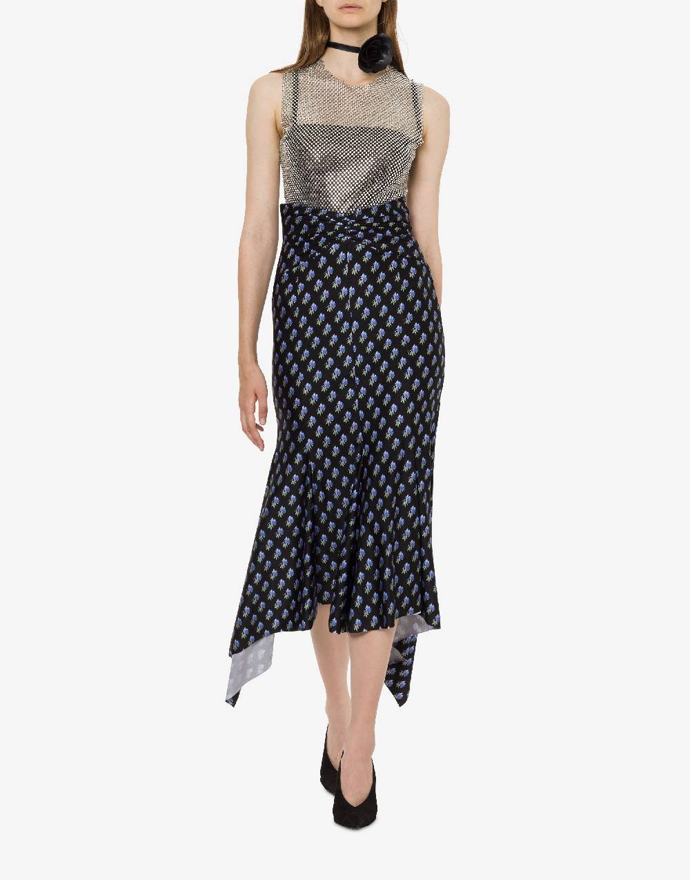 Philosophy Di Lorenzo Serafini Gonna in lycra con micro stampa fiori Negozio