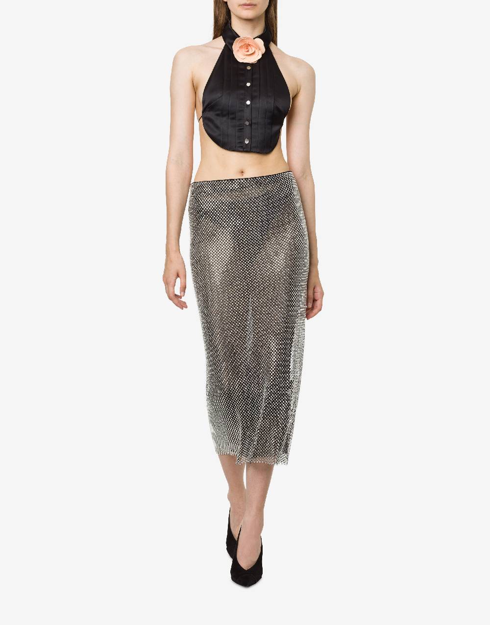 Philosophy Di Lorenzo Serafini Gonna in rete con strass Nuovi prodotti