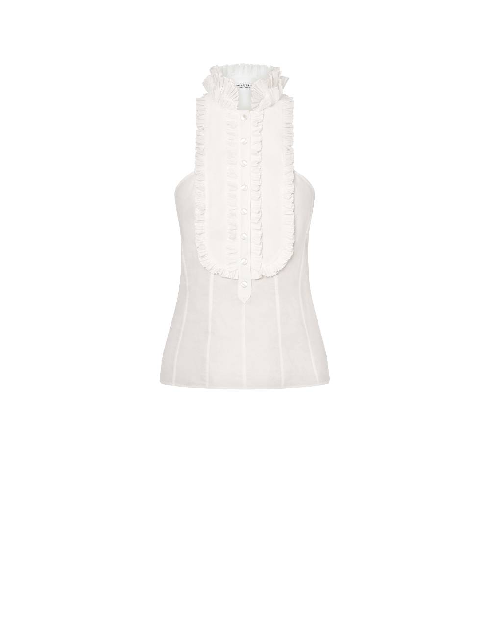 Philosophy Di Lorenzo Serafini Top in popeline con plastron Italy