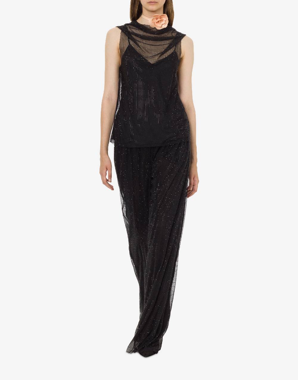 Philosophy Di Lorenzo Serafini Top in tulle con strass 2025