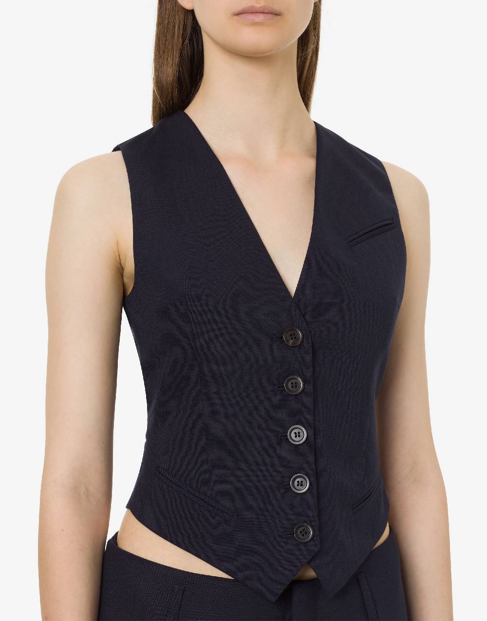 Philosophy Di Lorenzo Serafini Gilet in lana leggera stretch Promozione Limitata