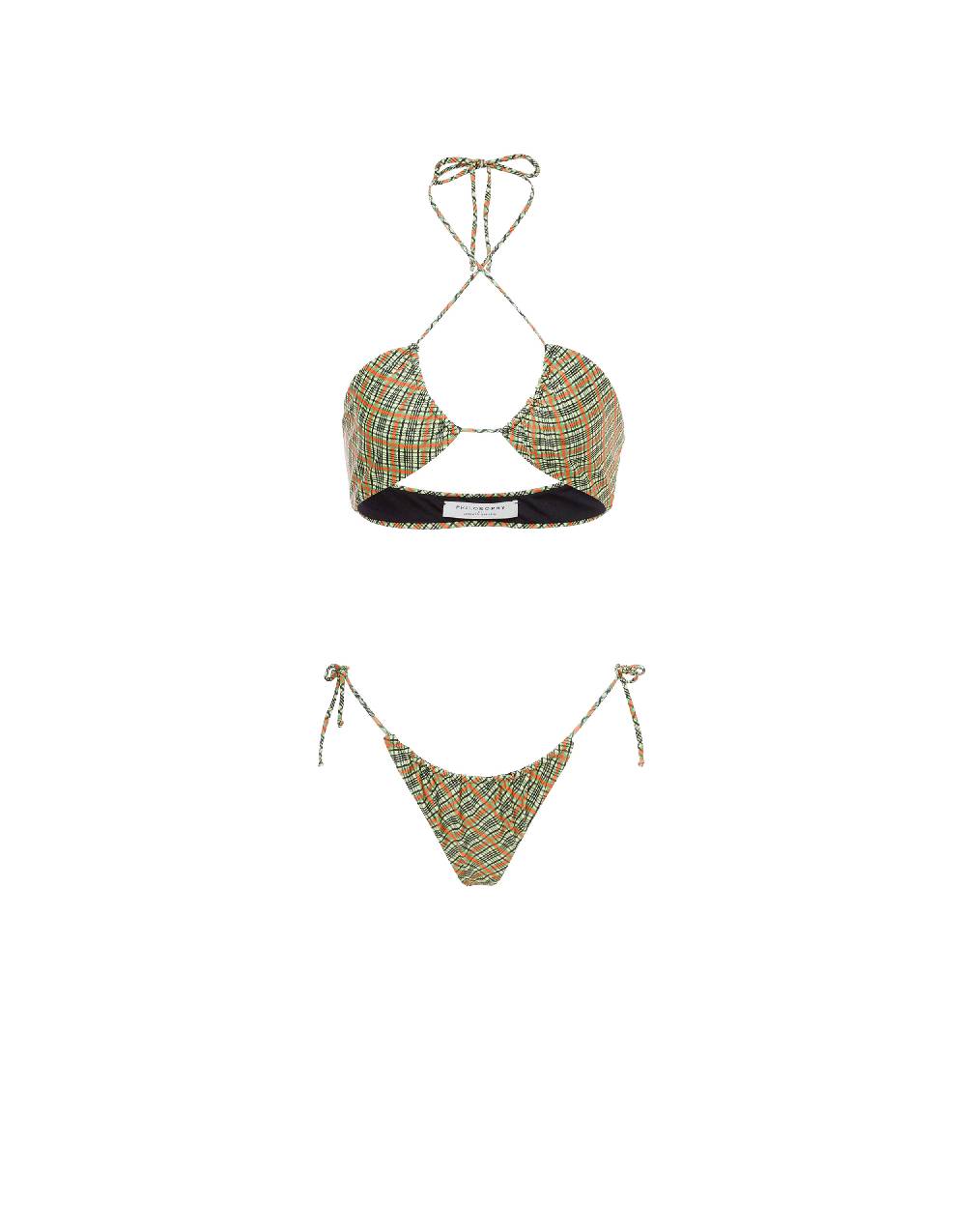 Philosophy Di Lorenzo Serafini Bikini con stampa Check Fino Al -60%