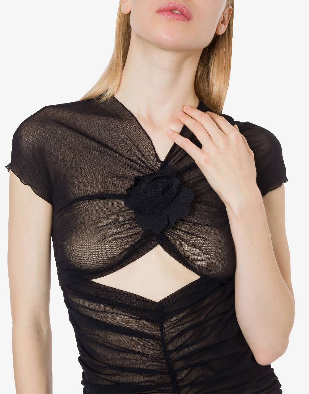 Philosophy Di Lorenzo Serafini Minidress beachwear in tulle stretch Sottocosto