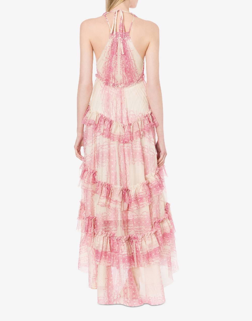 Philosophy Di Lorenzo Serafini Abito a balze in tulle stampato Moda