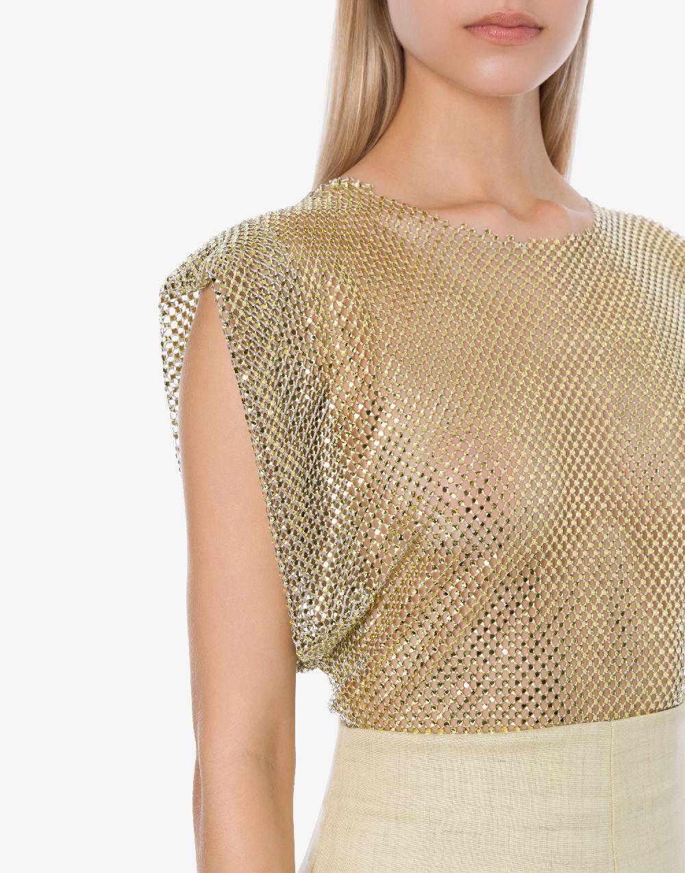 Philosophy Di Lorenzo Serafini Top in rete con strass 2025