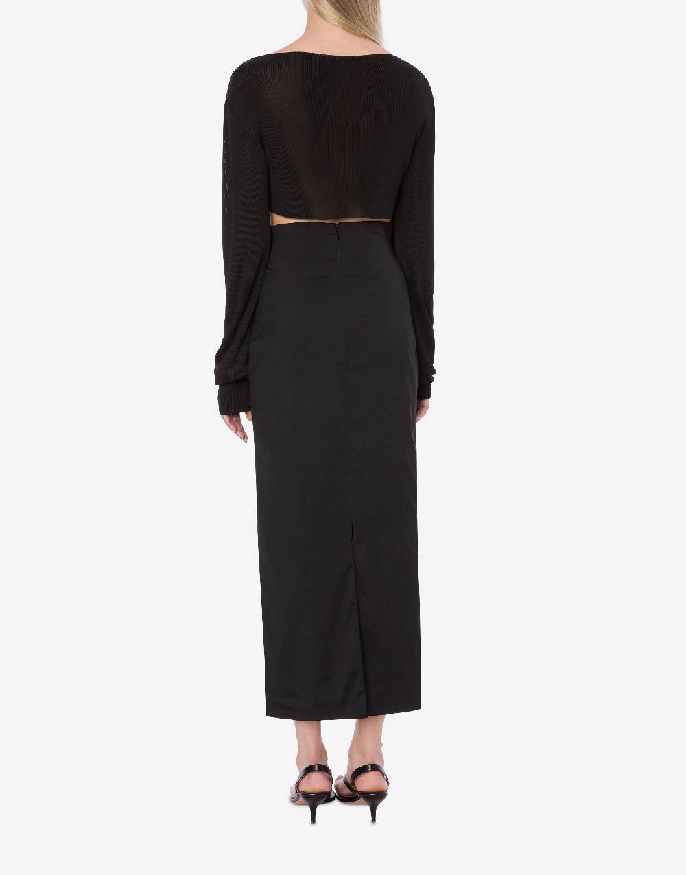 Philosophy Di Lorenzo Serafini Maglia crop con piercing Pezzi Unici