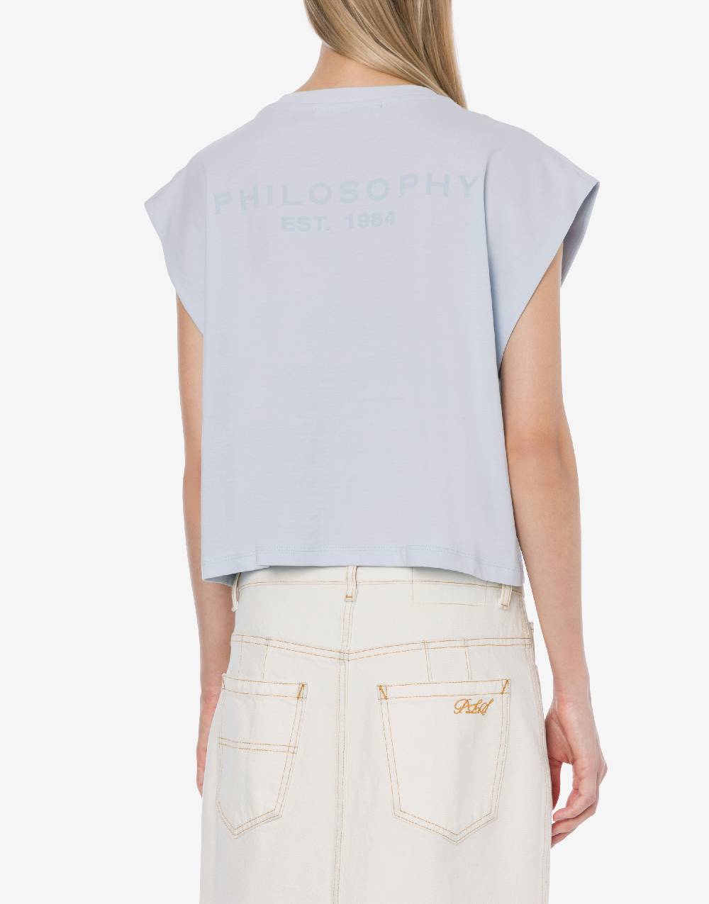Philosophy Di Lorenzo Serafini T-shirt in jersey con strass Affare Del Giorno
