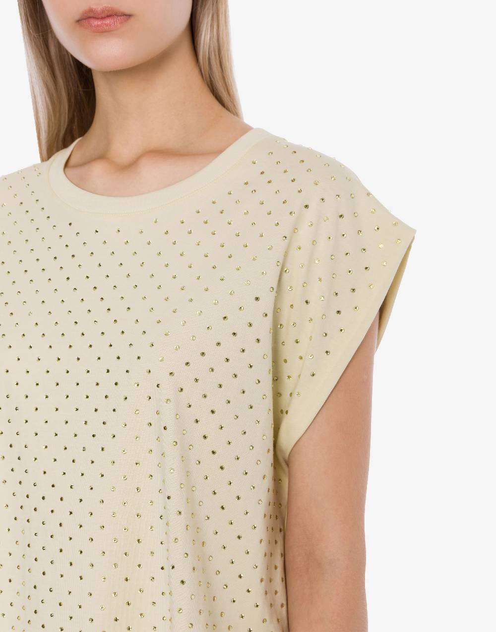Philosophy Di Lorenzo Serafini T-shirt in jersey con strass Sottocosto