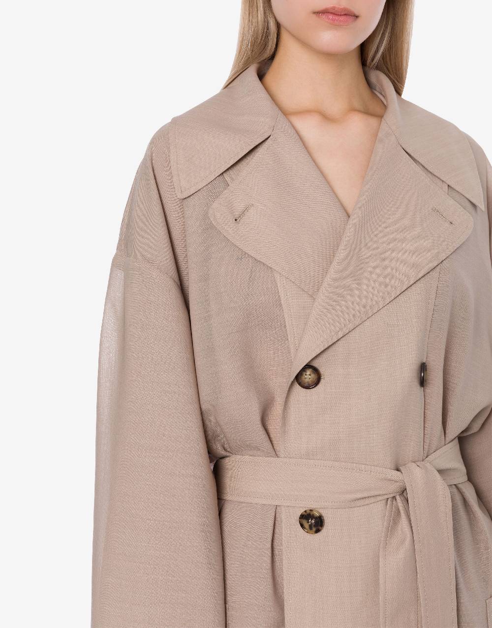 Philosophy Di Lorenzo Serafini Trench in voile di lana Presa
