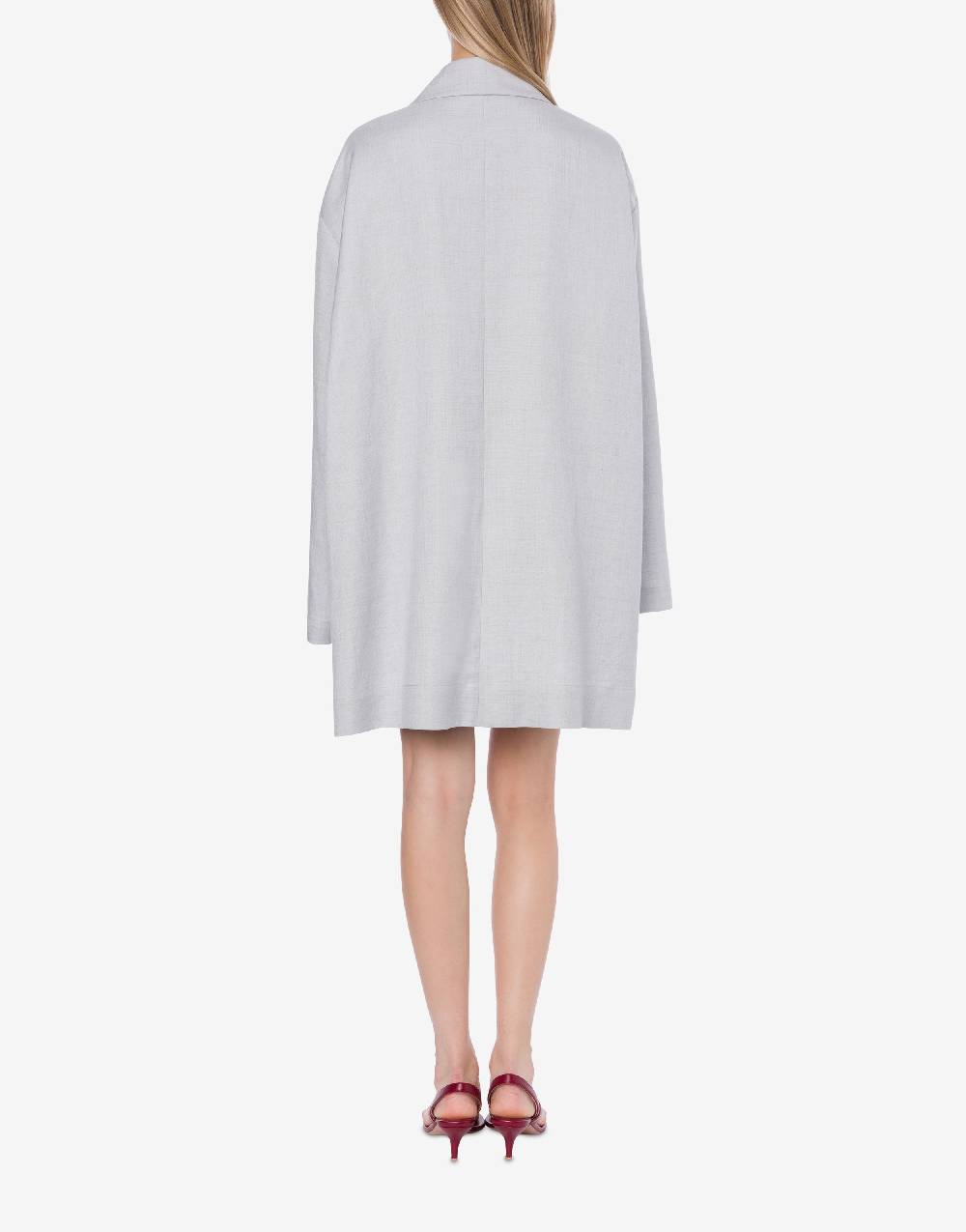 Philosophy Di Lorenzo Serafini Cappotto leggero in tela di misto lino Sconto