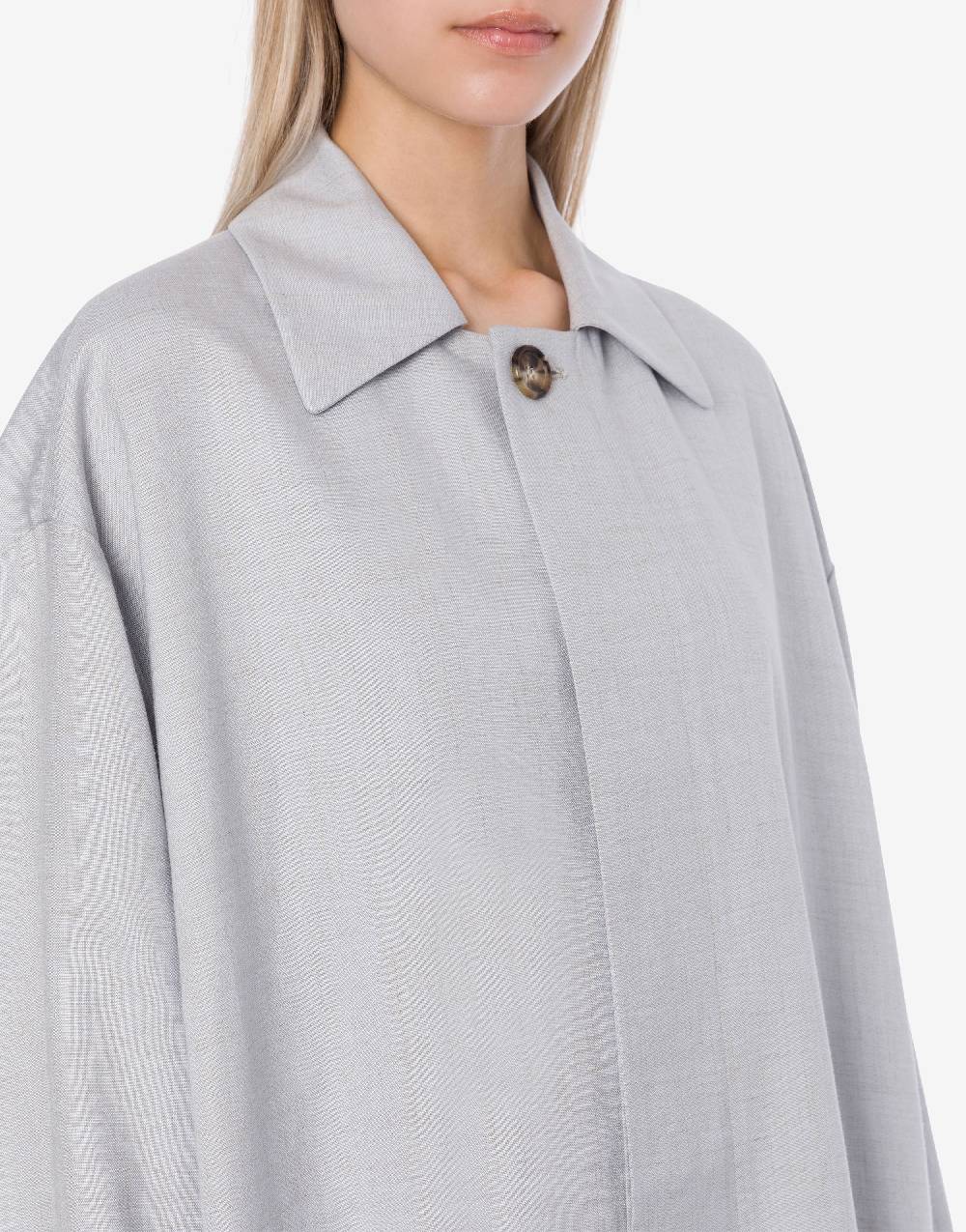 Philosophy Di Lorenzo Serafini Cappotto leggero in tela di misto lino Sconto
