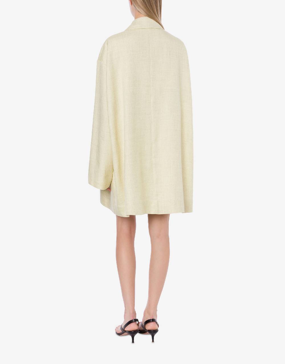 Philosophy Di Lorenzo Serafini Cappotto leggero in tela di misto lino Offerta
