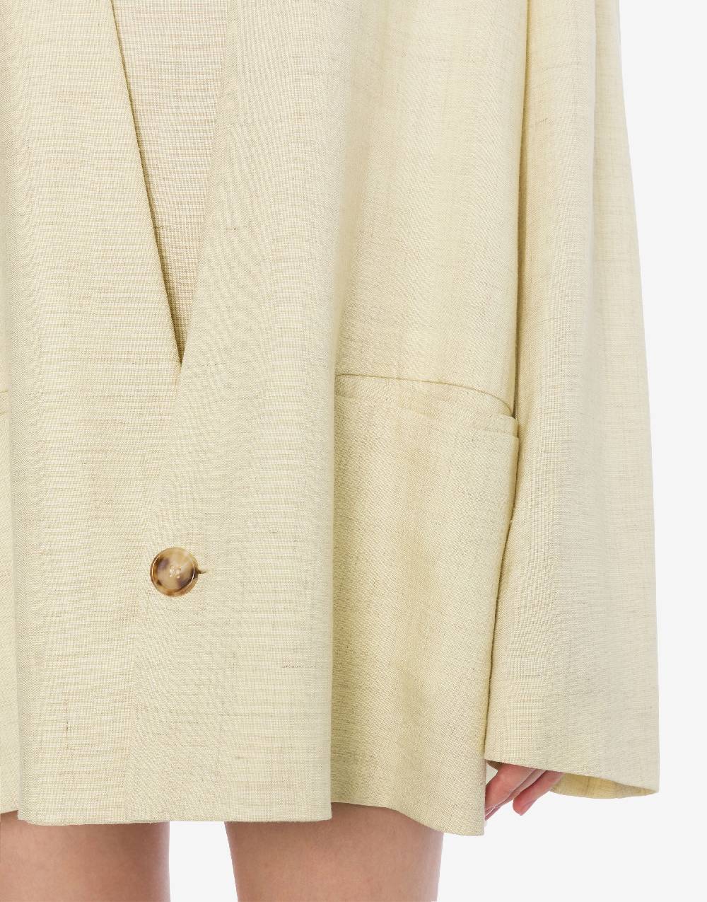 Philosophy Di Lorenzo Serafini Giacca oversize in tela misto lino Online