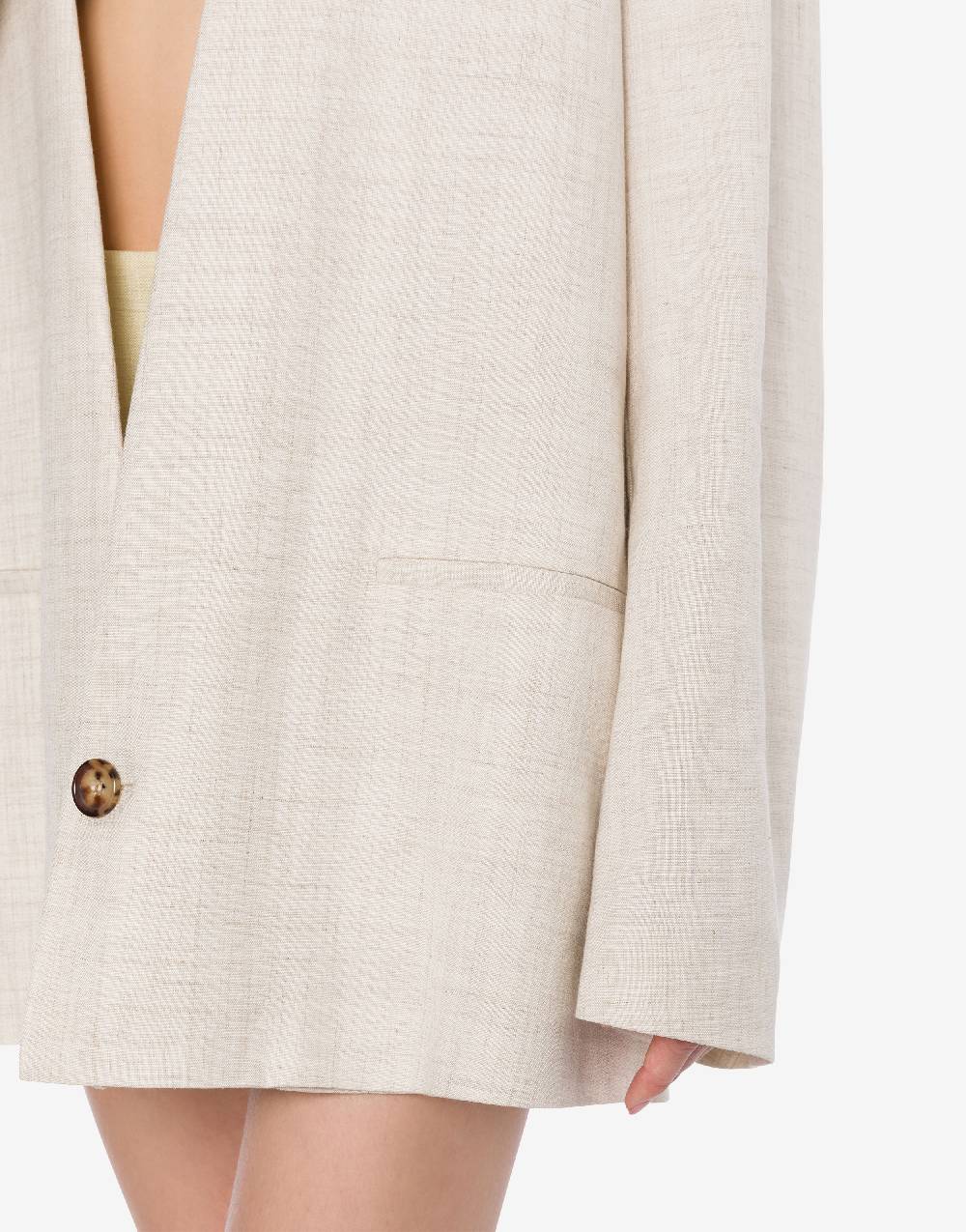 Philosophy Di Lorenzo Serafini Giacca oversize in tela misto lino Outlet
