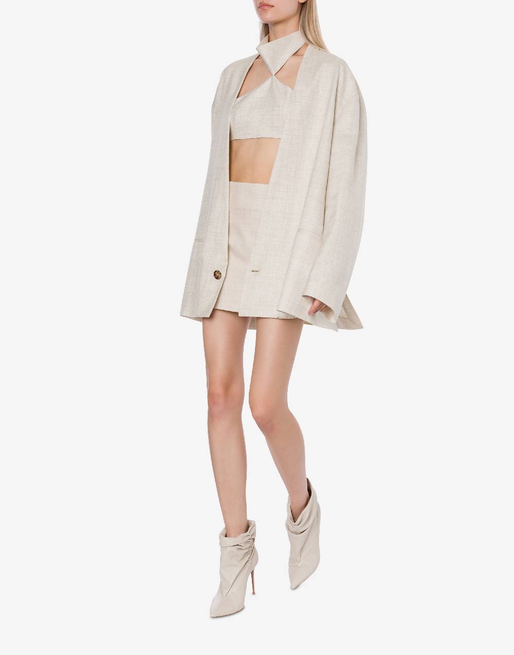 Philosophy Di Lorenzo Serafini Giacca oversize in tela misto lino Outlet
