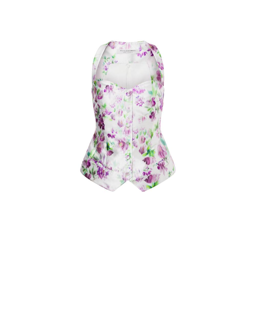 Philosophy Di Lorenzo Serafini Top in radzmir con stampa fiori Vendite Flash