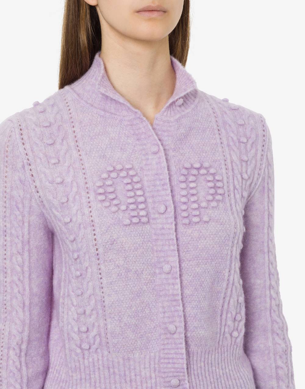 Philosophy Di Lorenzo Serafini Cardigan in baby alpaca e lana Doppia P Flash Sale
