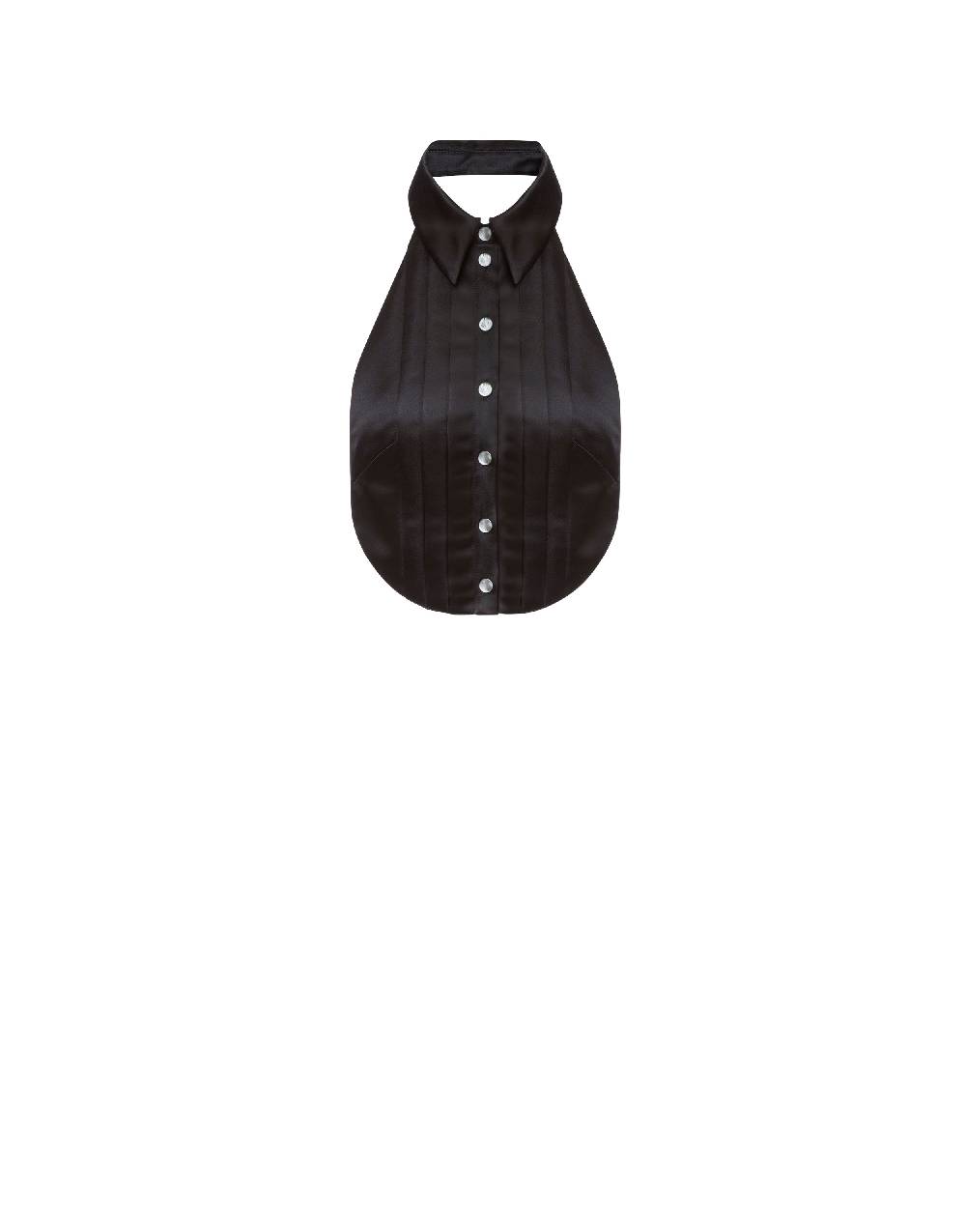 Philosophy Di Lorenzo Serafini Top crop in duchesse Vendite stagionali