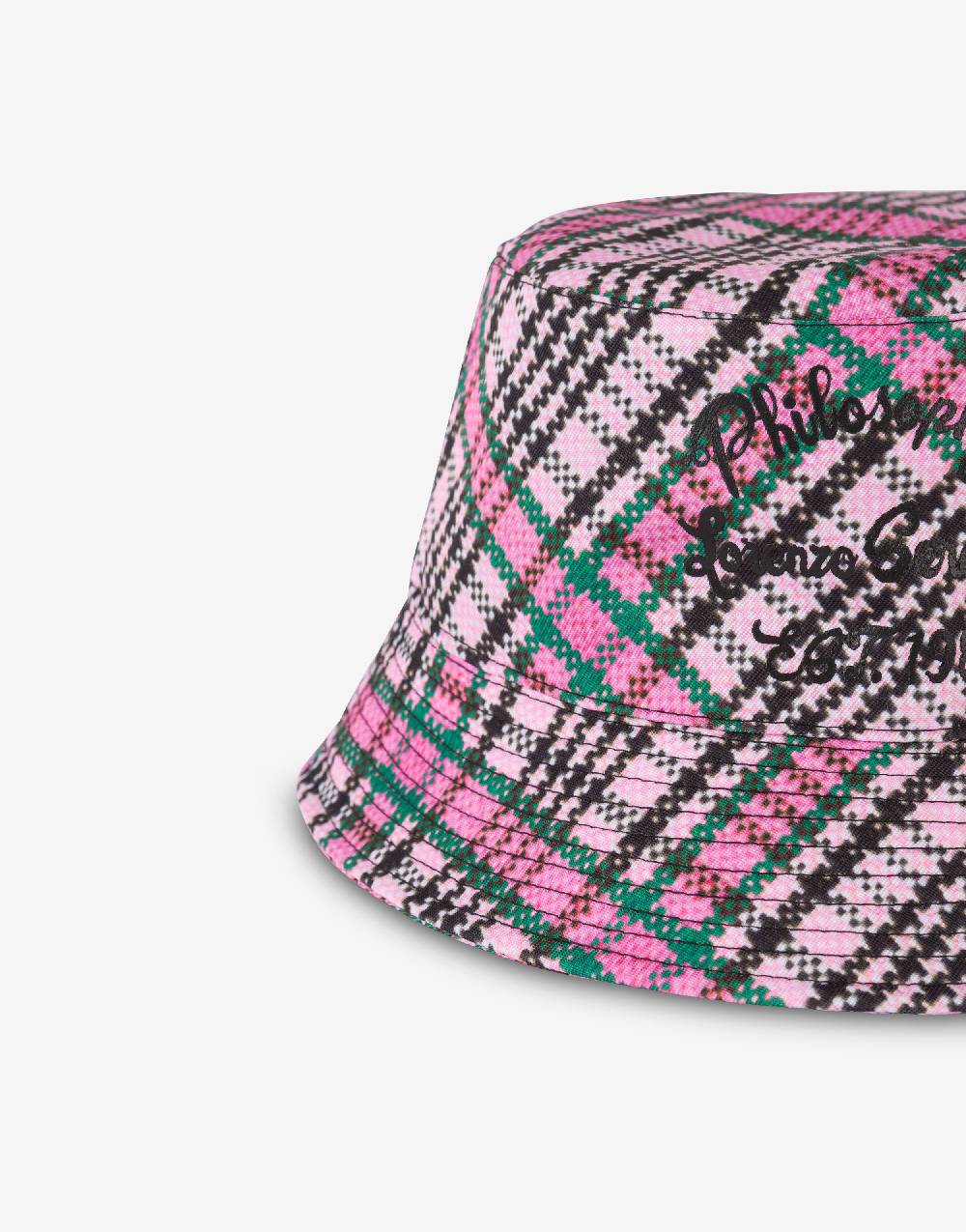Philosophy Di Lorenzo Serafini Cappello beachwear con stampa Check Offerta migliore