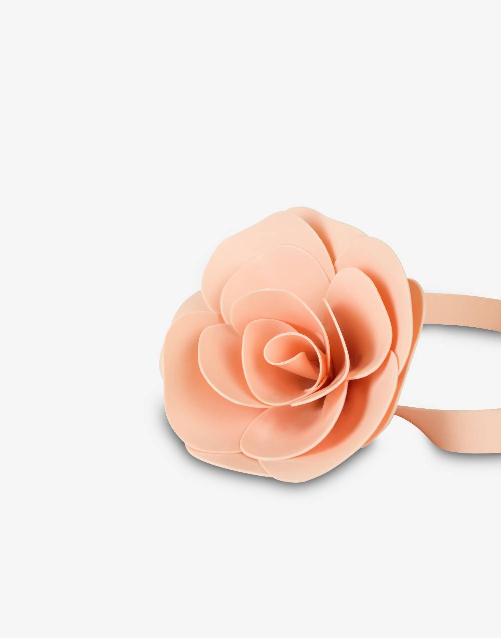 Philosophy Di Lorenzo Serafini Choker con fiore in latex Online Outlet