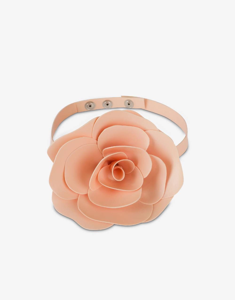 Philosophy Di Lorenzo Serafini Choker con fiore in latex Online Outlet