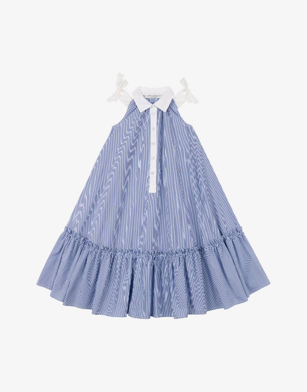 Philosophy Di Lorenzo Serafini Kids abito in popeline rigato con fiocchi Offerte stagionali