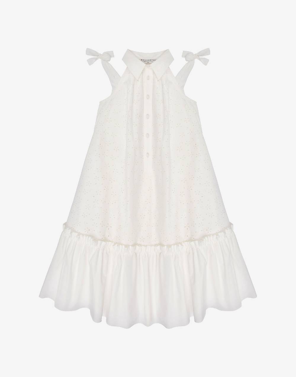 Philosophy Di Lorenzo Serafini Kids abito ad A in cotone con motivo floreale Comprane uno, ottenene uno gratis