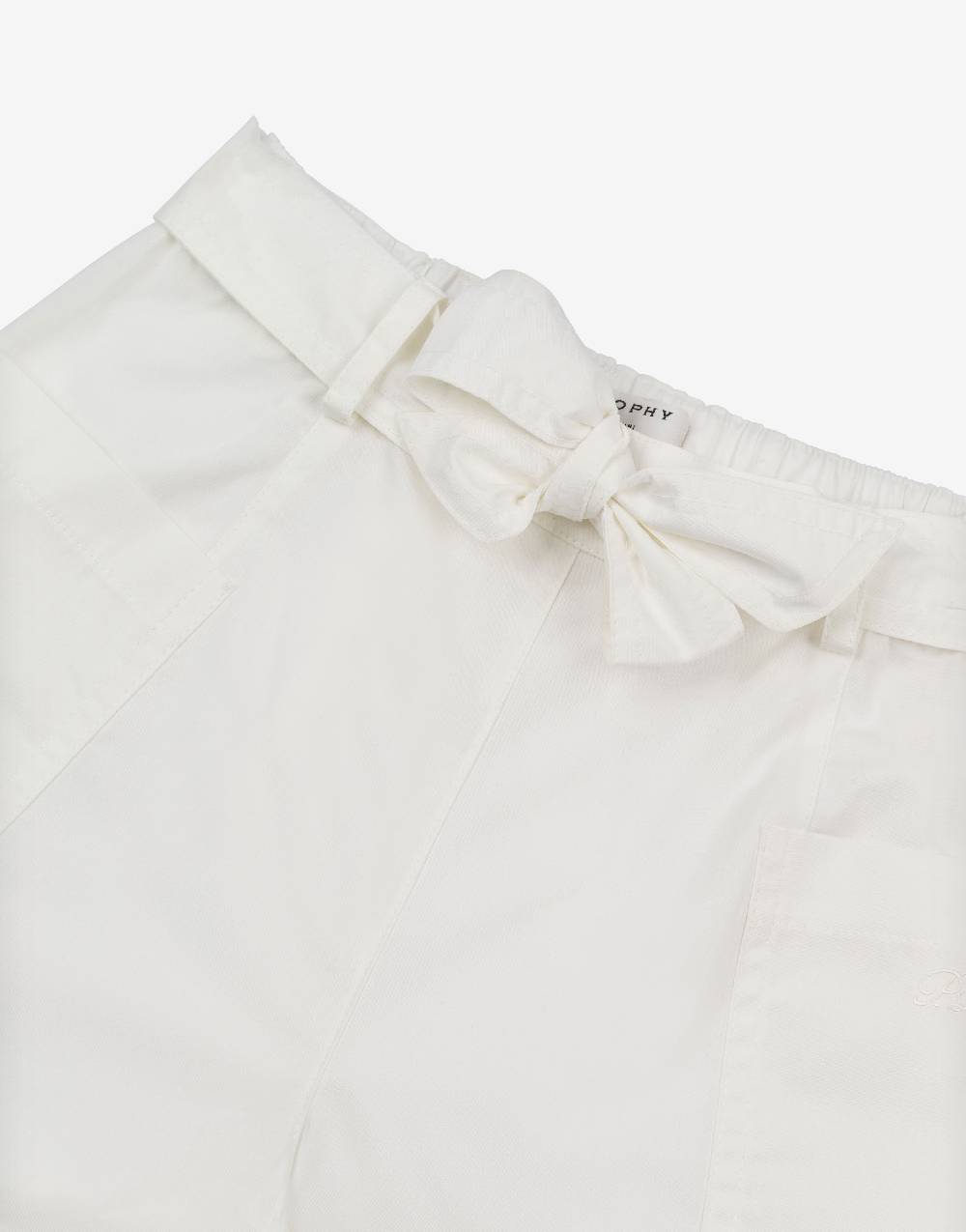 Philosophy Di Lorenzo Serafini Kids bermuda in cotone con fusciacca Offerte speciali