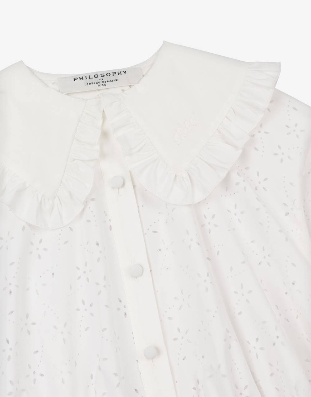 Philosophy Di Lorenzo Serafini Kids camicia in popeline con motivo floreale Super Saving Price