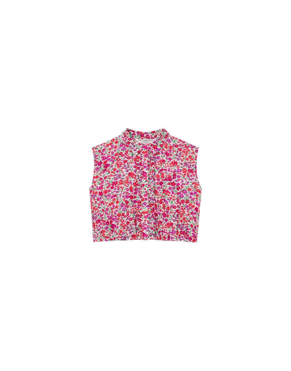 Philosophy Di Lorenzo Serafini Kids top in cotone con stampa fiori Rilascio limitato