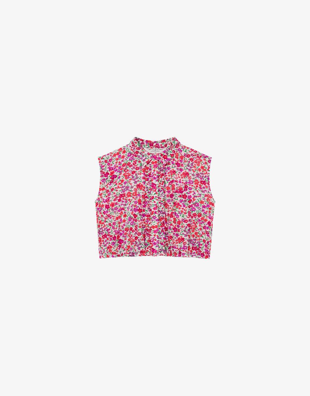 Philosophy Di Lorenzo Serafini Kids top in cotone con stampa fiori Rilascio limitato