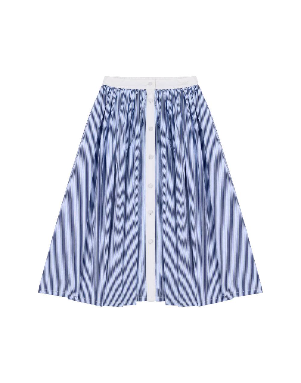 Philosophy Di Lorenzo Serafini Kids gonna ad A in popeline rigato Fino al 60% di sconto