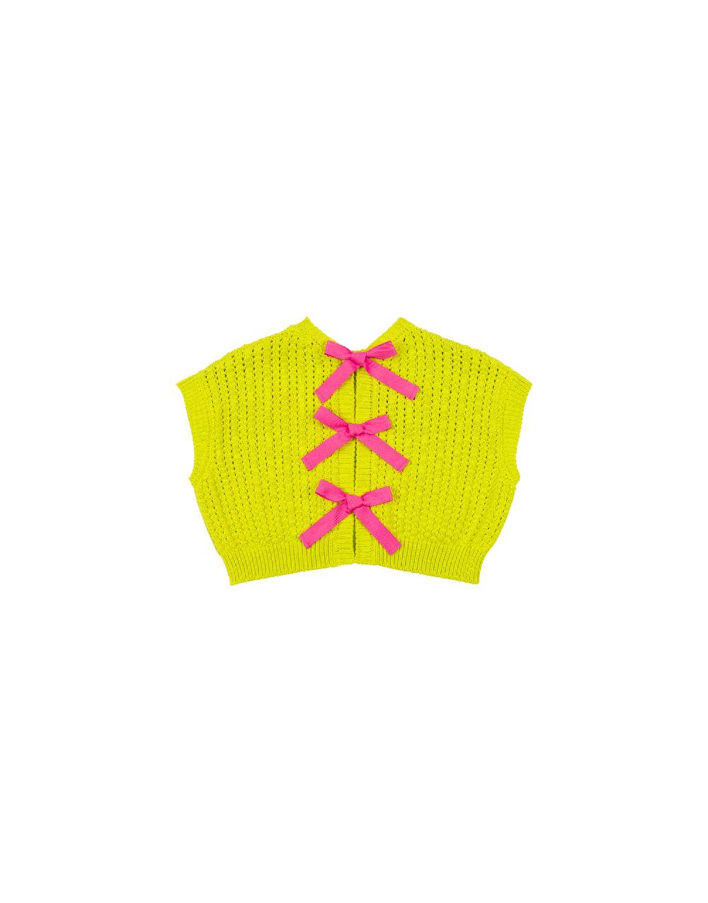 Philosophy Di Lorenzo Serafini Kids gilet in maglia con ricamo logo Offerta speciale della fabbrica