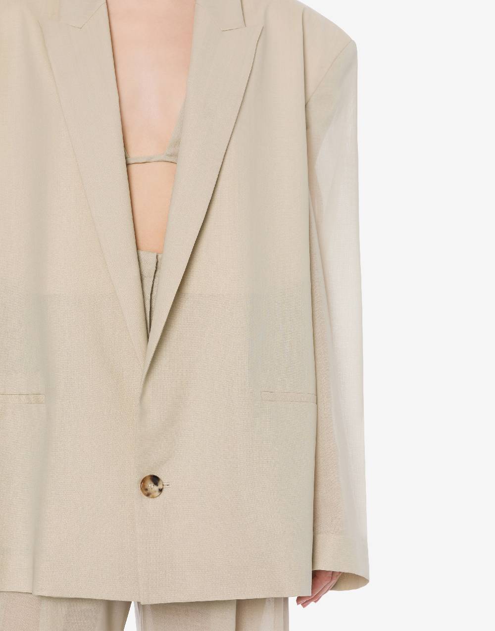 Philosophy Di Lorenzo Serafini Giacca oversize in voile di lana Solo un giorno rimasto