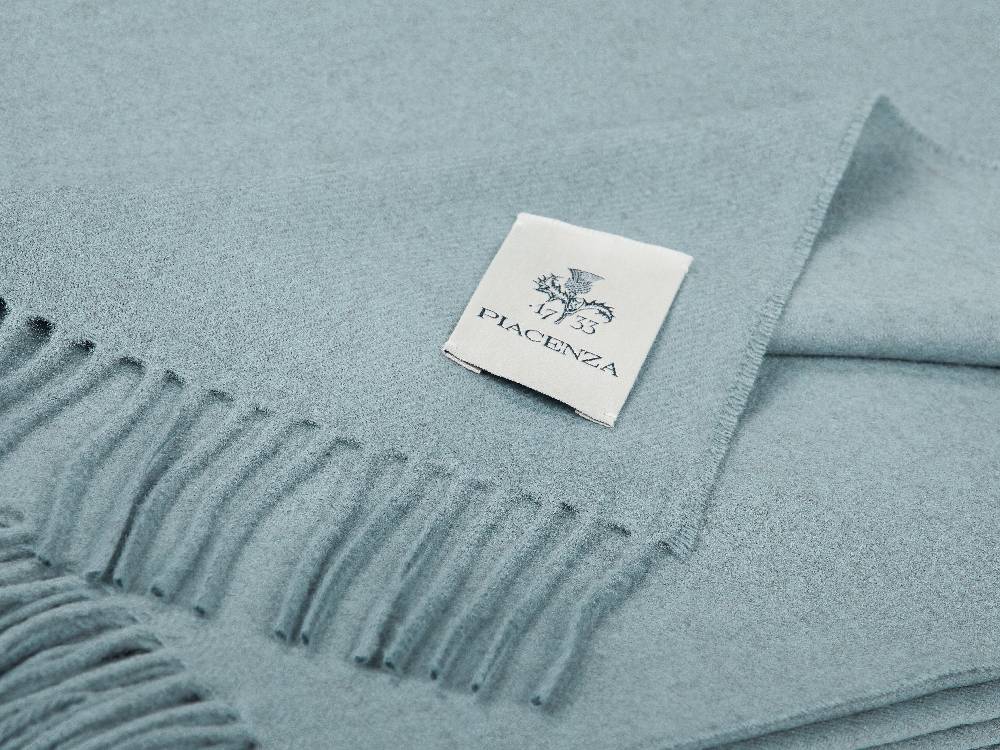 Piacenza 1733 Aeternum Plaid cielo in puro Cashmere Promozione