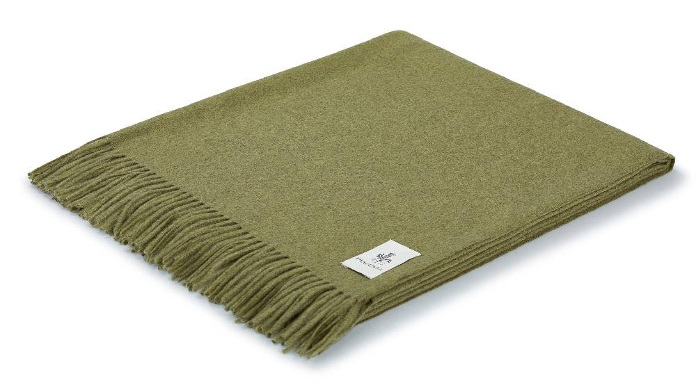 Piacenza 1733 Aeternum Plaid verde chiaro in puro Cashmere Soddisfazione Garantita
