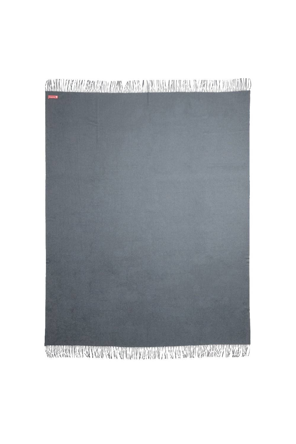 Piacenza 1733 Plaid Grigio 150x180 con Frange Arrotolate Presa