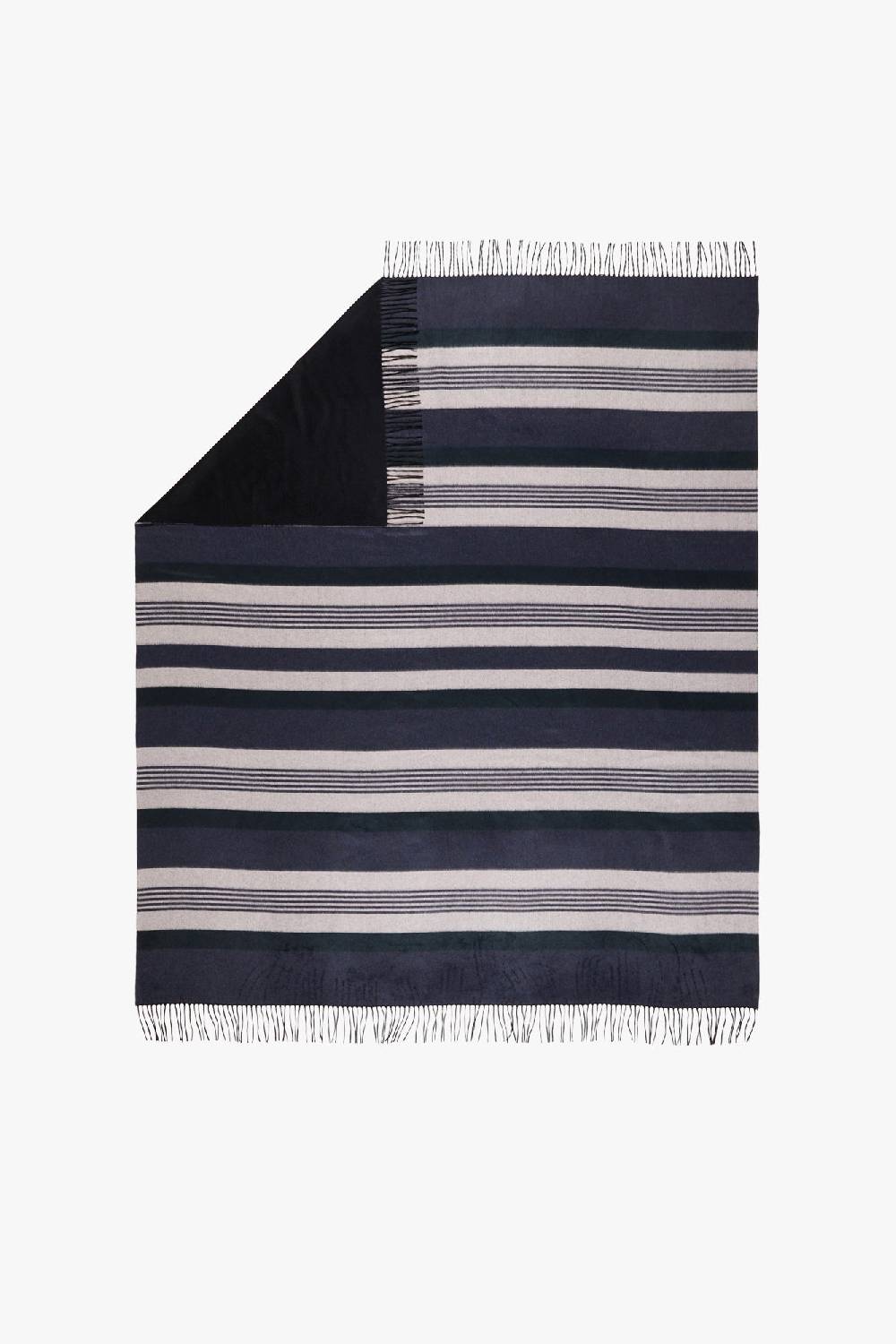 Piacenza 1733 BILBO Plaid righe toni Blu Sconto