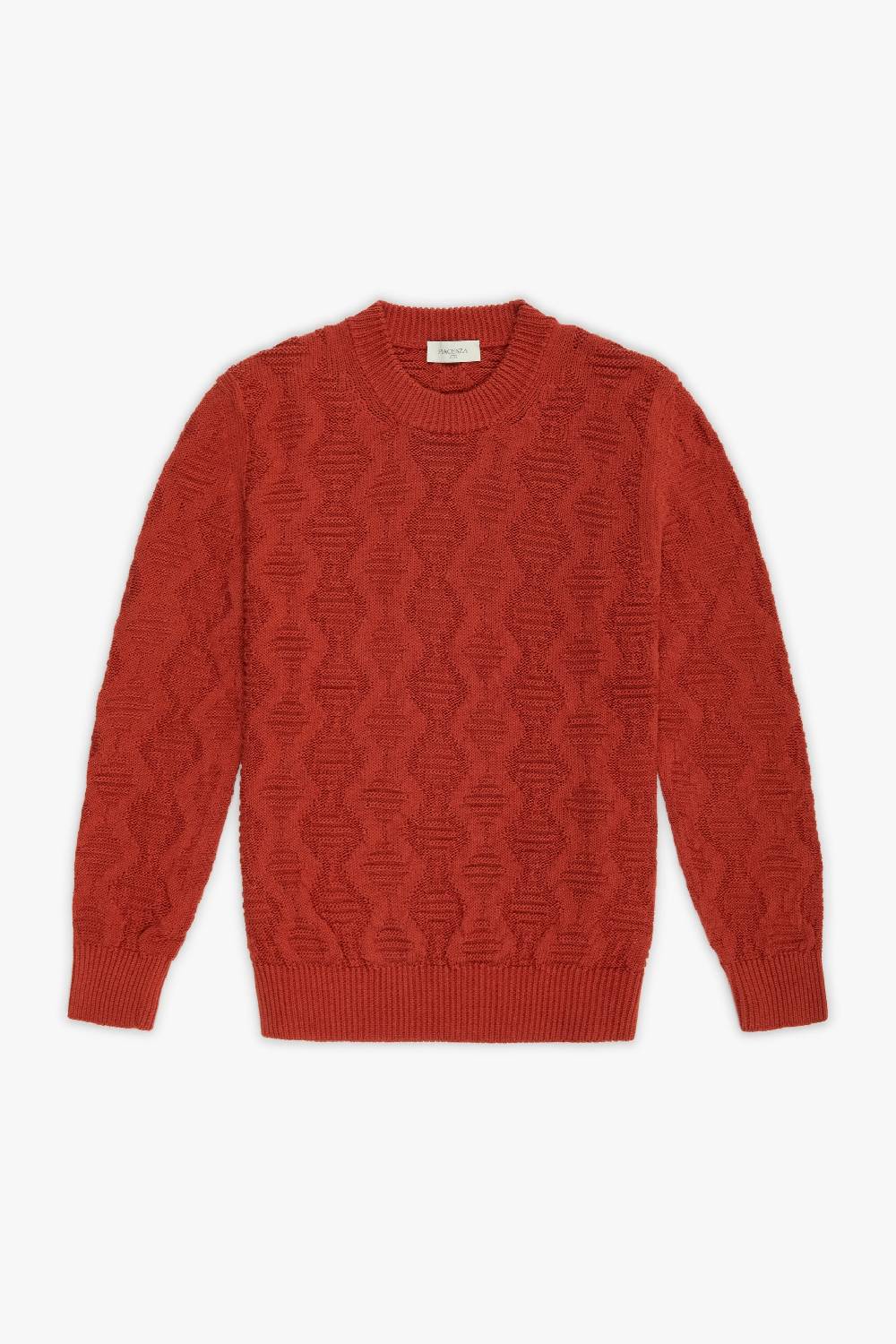 Piacenza 1733 Maglione maxi diamond links bruciato Fino Al -60%