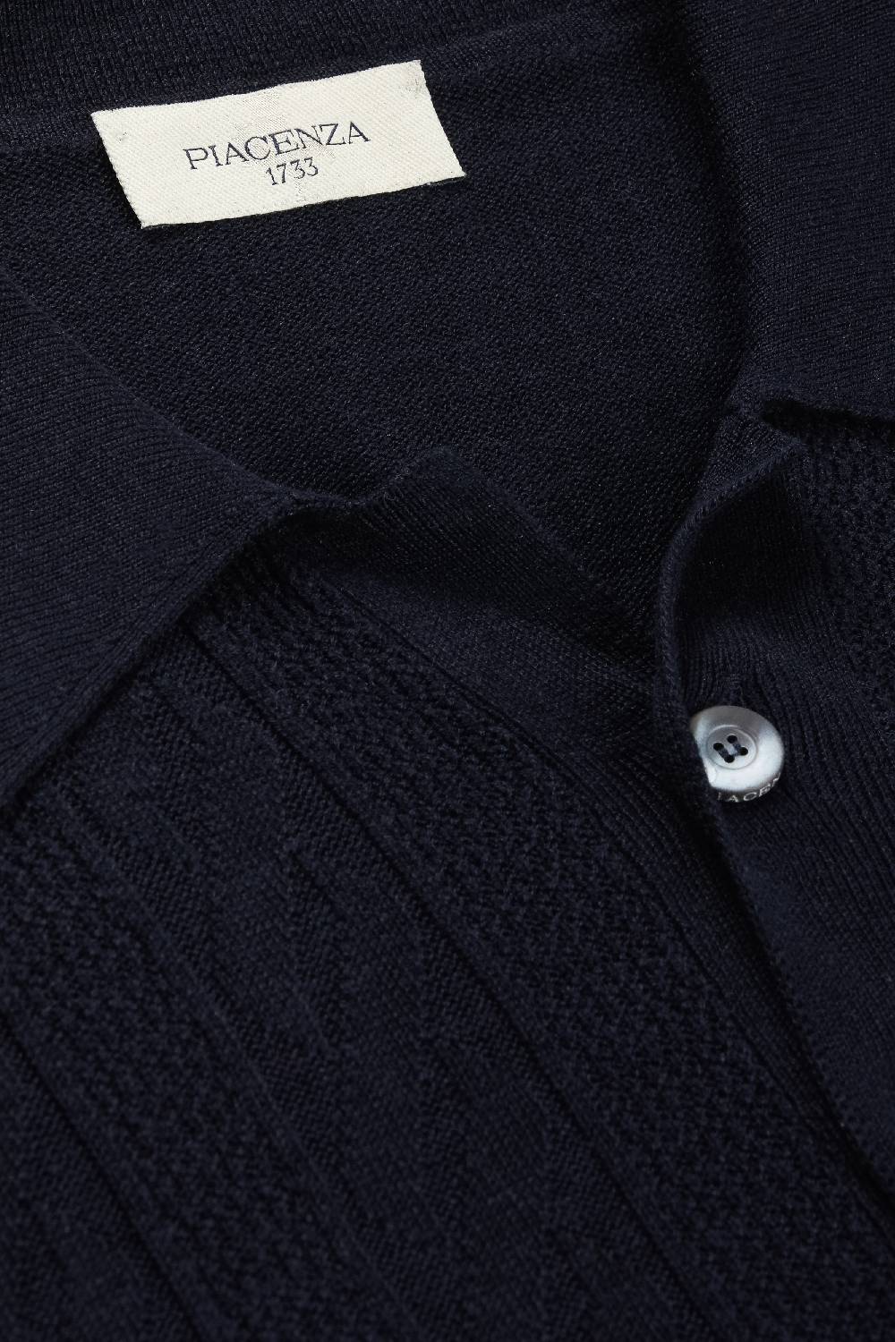 Piacenza 1733 Polo sand and wave blu Smaltimento dello stoccaggio