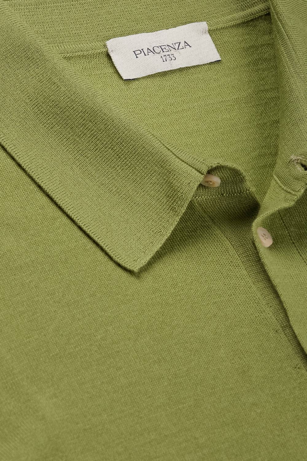 Piacenza 1733 Polo maniche lunghe verde I Più Venduti
