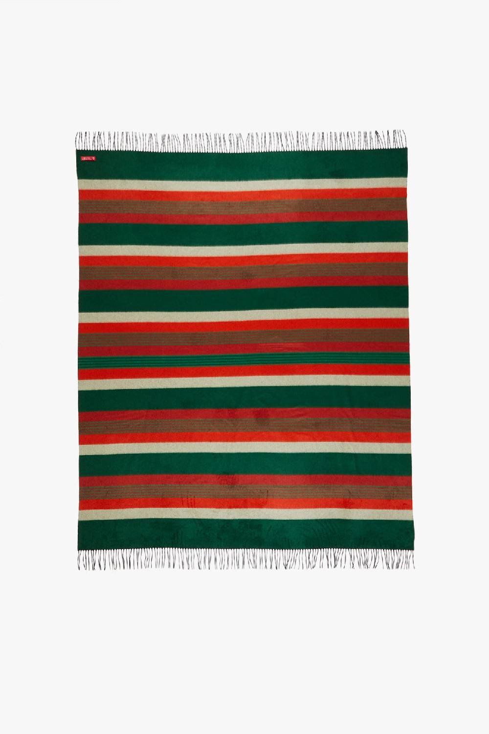Piacenza 1733 BILBO Plaid a righe Verde Rosse Negozi Online