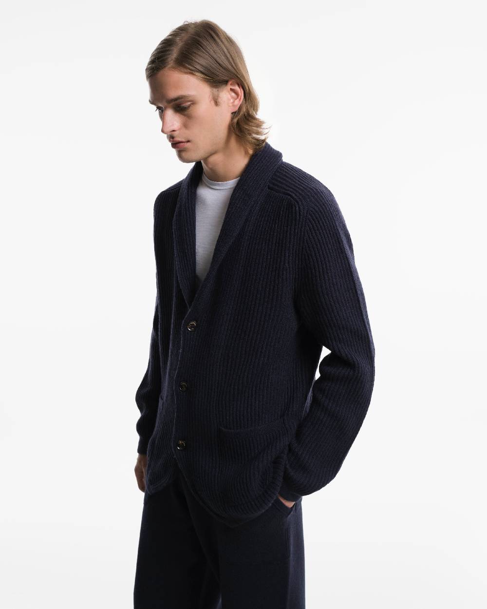 Piacenza 1733 Giacca in Cashmere blu Economico