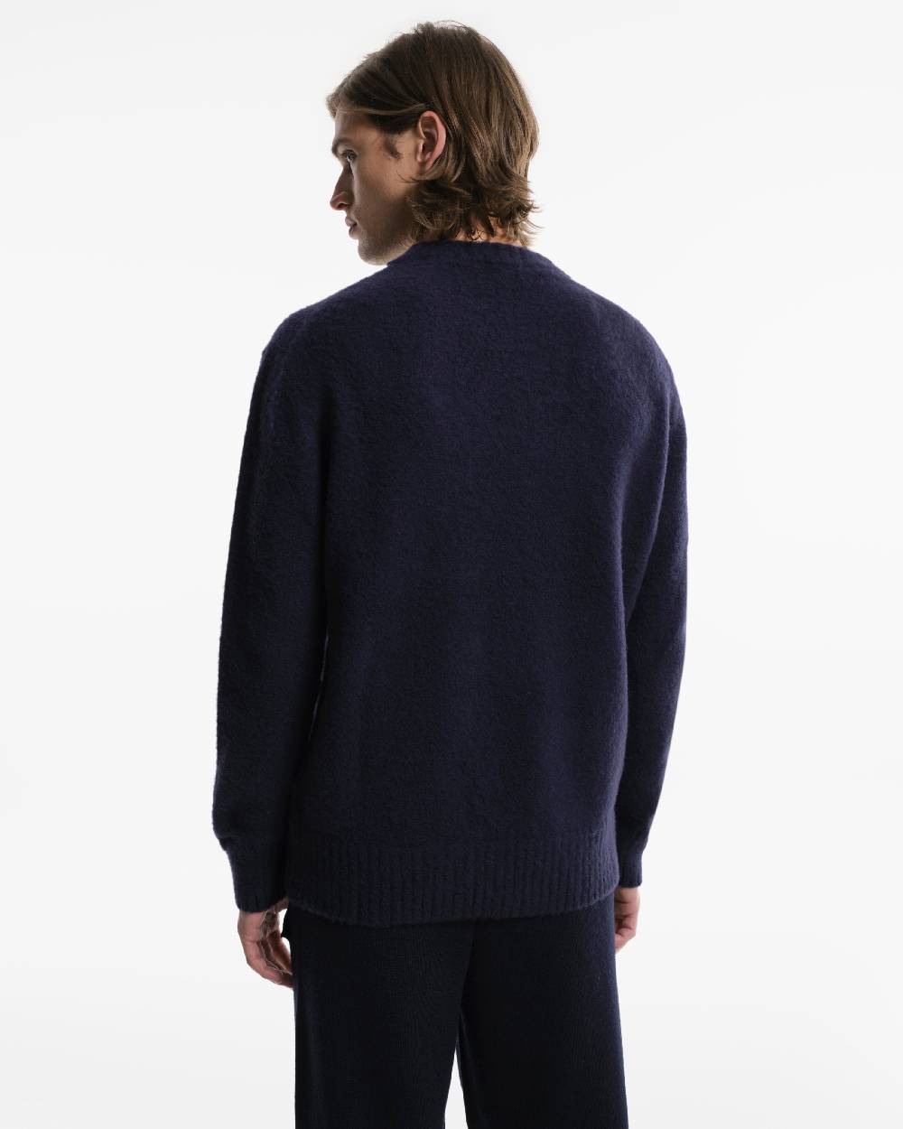 Piacenza 1733 Girocollo in Lana blu Offerte