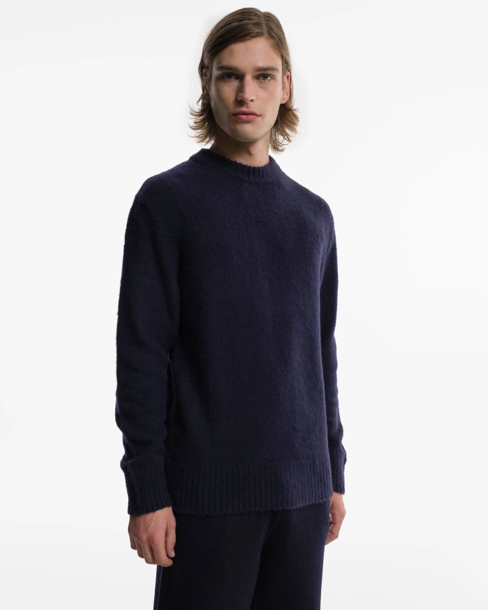 Piacenza 1733 Girocollo in Lana blu Offerte
