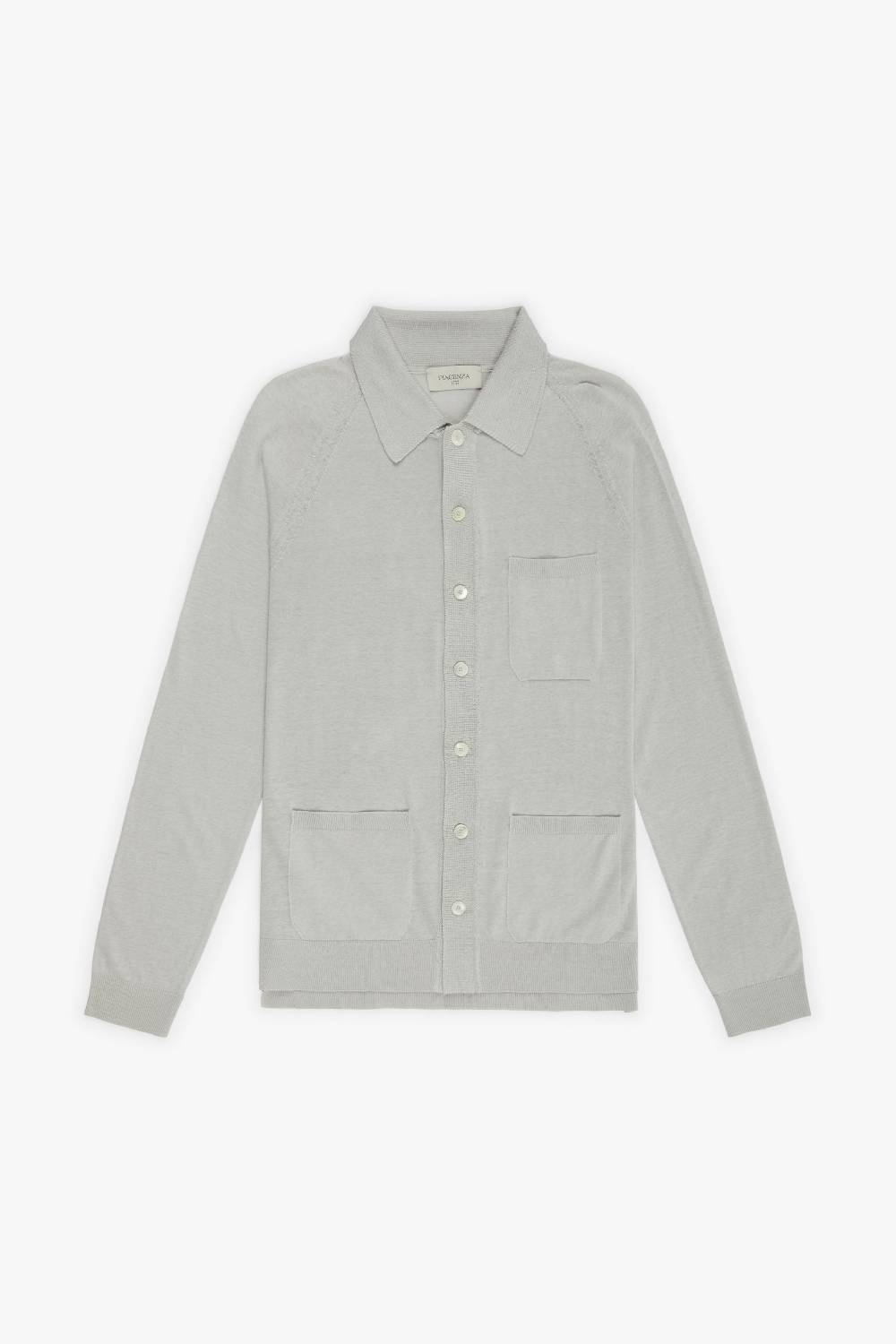 Piacenza 1733 Camicia grigio chiaro In Linea
