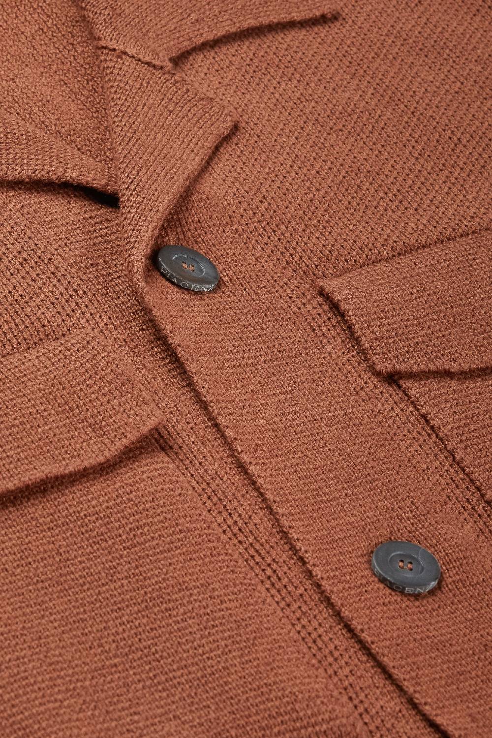 Piacenza 1733 Cardigan/Camicia con bottoni bruciato Fino Al -60%