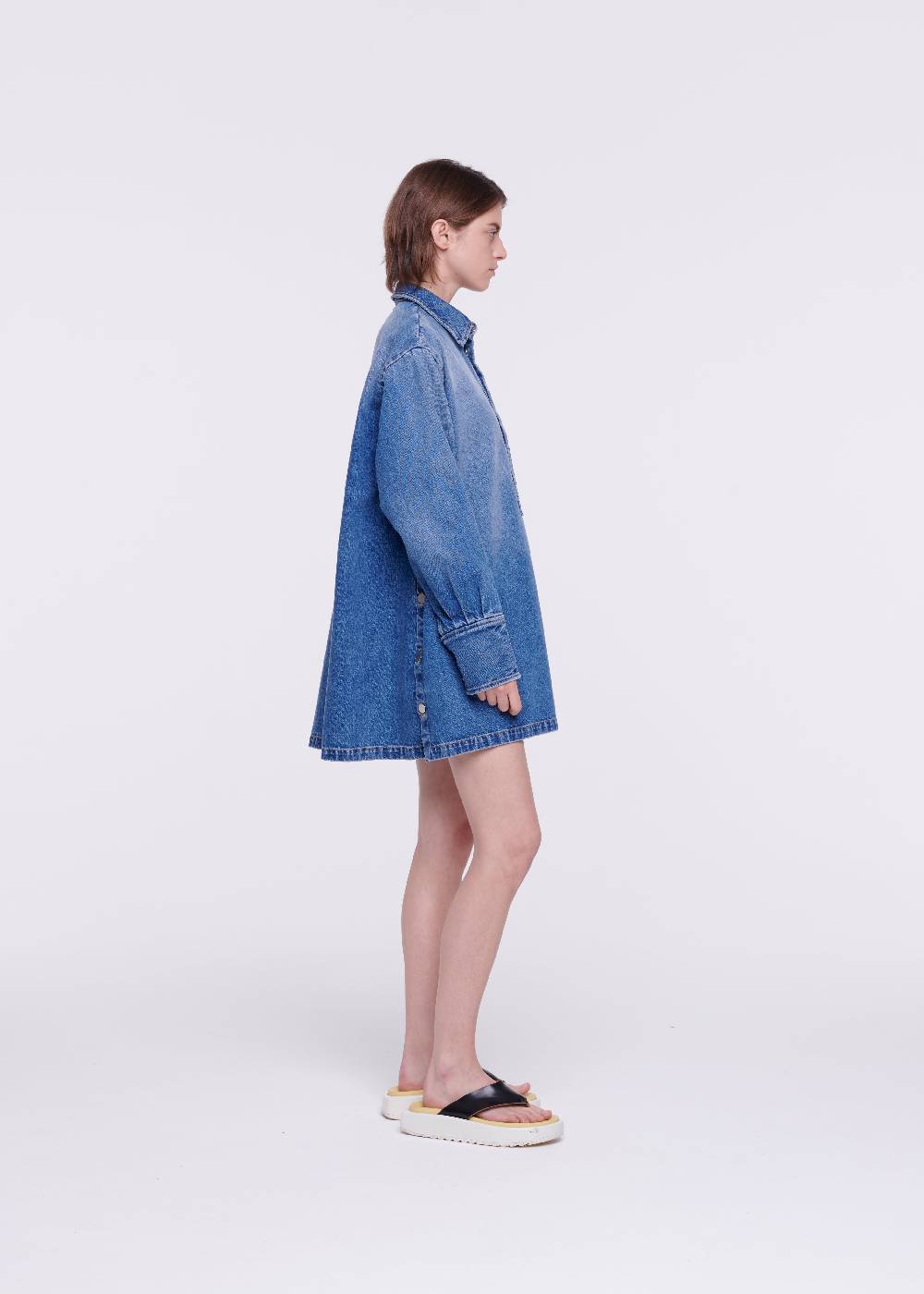 ﻿Plan C CAMICIA IN DENIM In Vendita